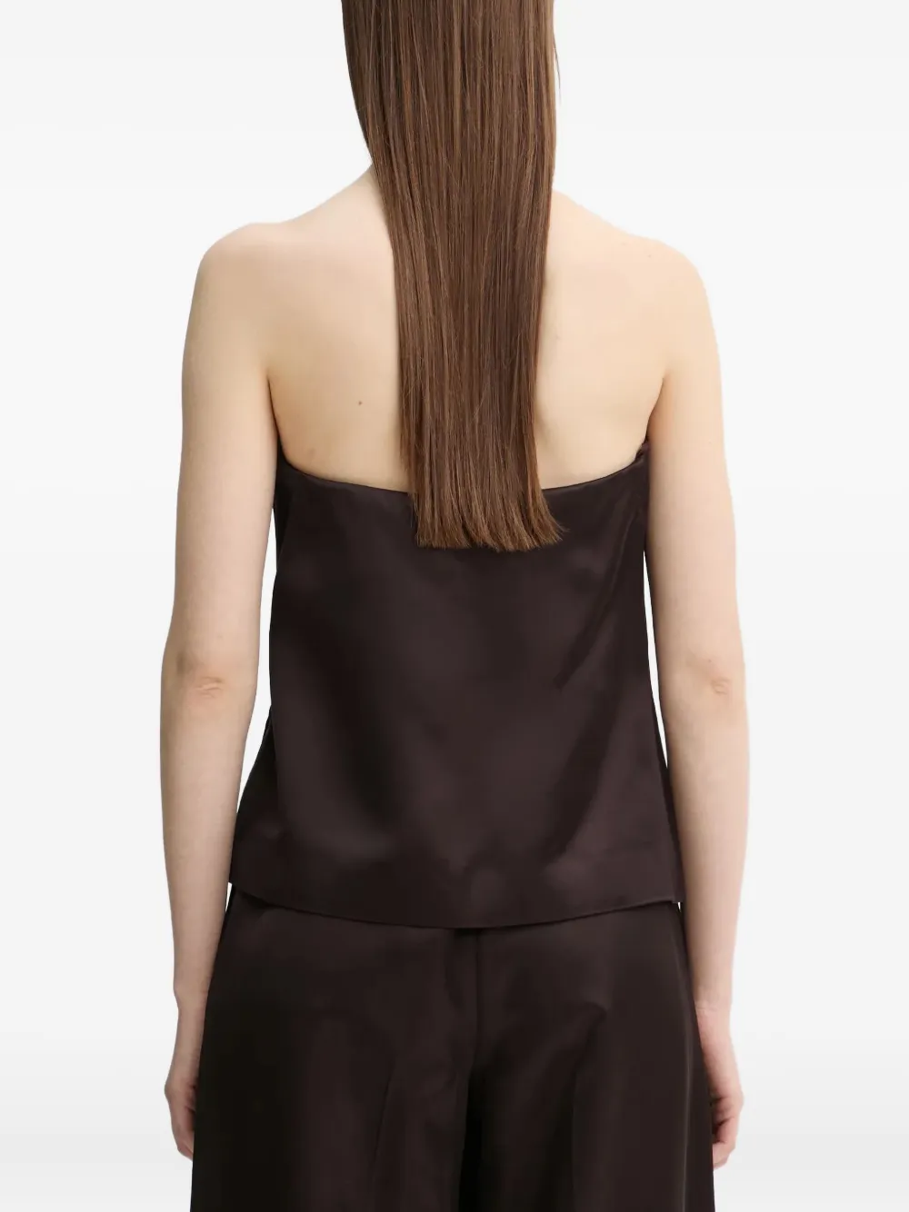A.l.c Strapless Top In Brown