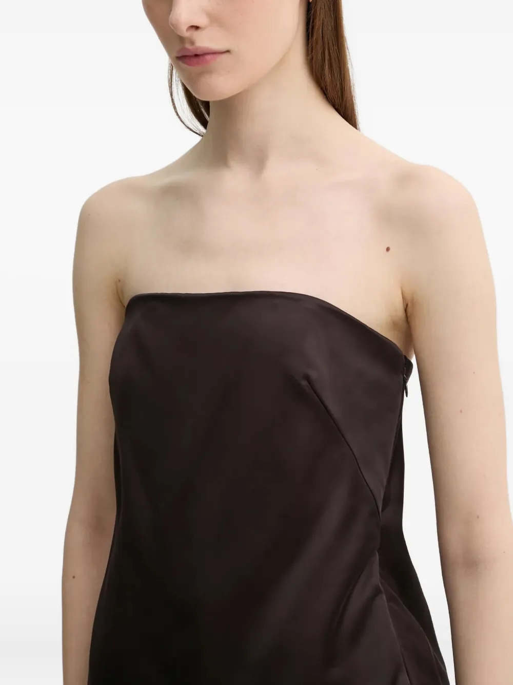 A.l.c Strapless Top In Brown