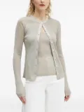 A.L.C. ribbed long-sleeve cardigan - Grey