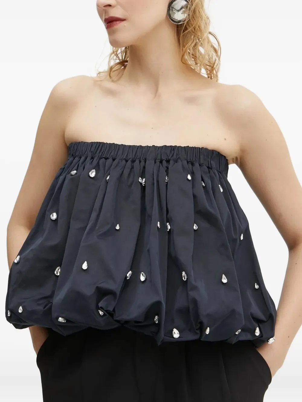 A.L.C. Ballonrok verfraaid met kristallen Blauw