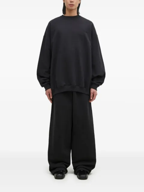 VETEMENTS logo-embroidered crew-neck sweatshirt