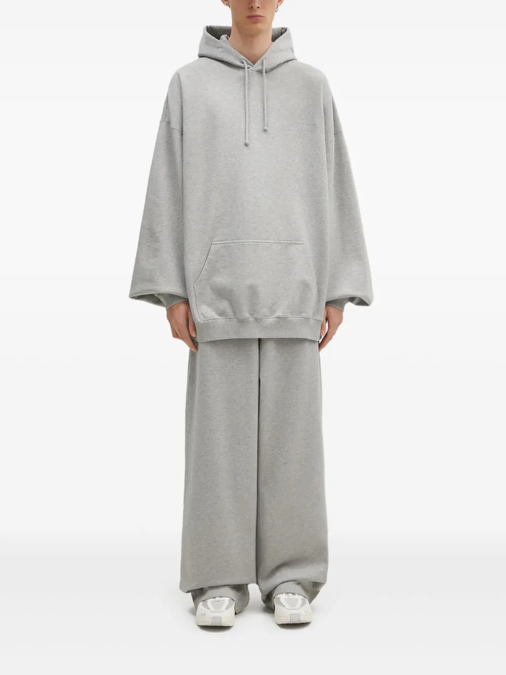 VETEMENTS logo-embroidered track pants Grijs