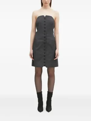 Adidas satin-panelled Slip Dress | Black | FARFETCH