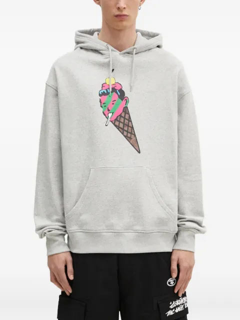 ICECREAM ice-cream cone-print hoodie