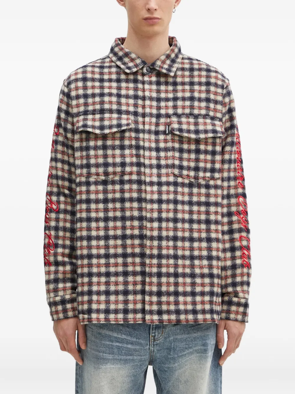 Billionaire Boys Club Geruit overhemd Rood