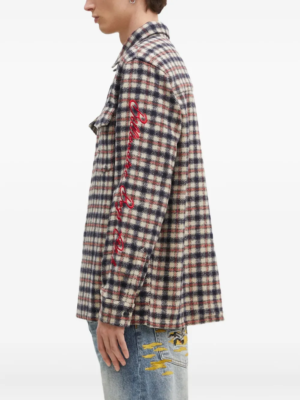 Billionaire Boys Club Geruit overhemd Rood
