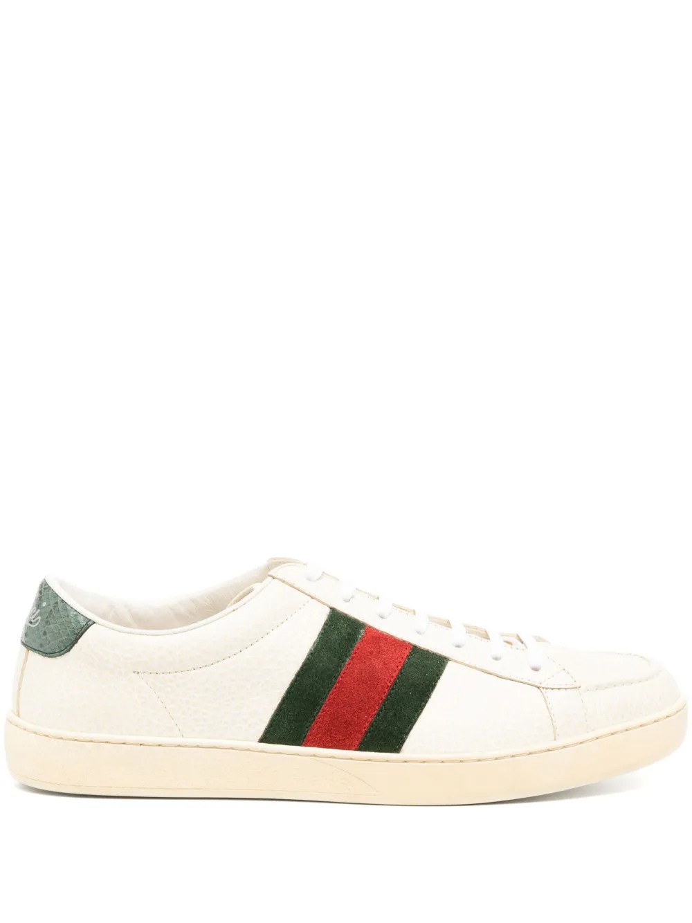 Gucci Gestreepte sneakers Beige