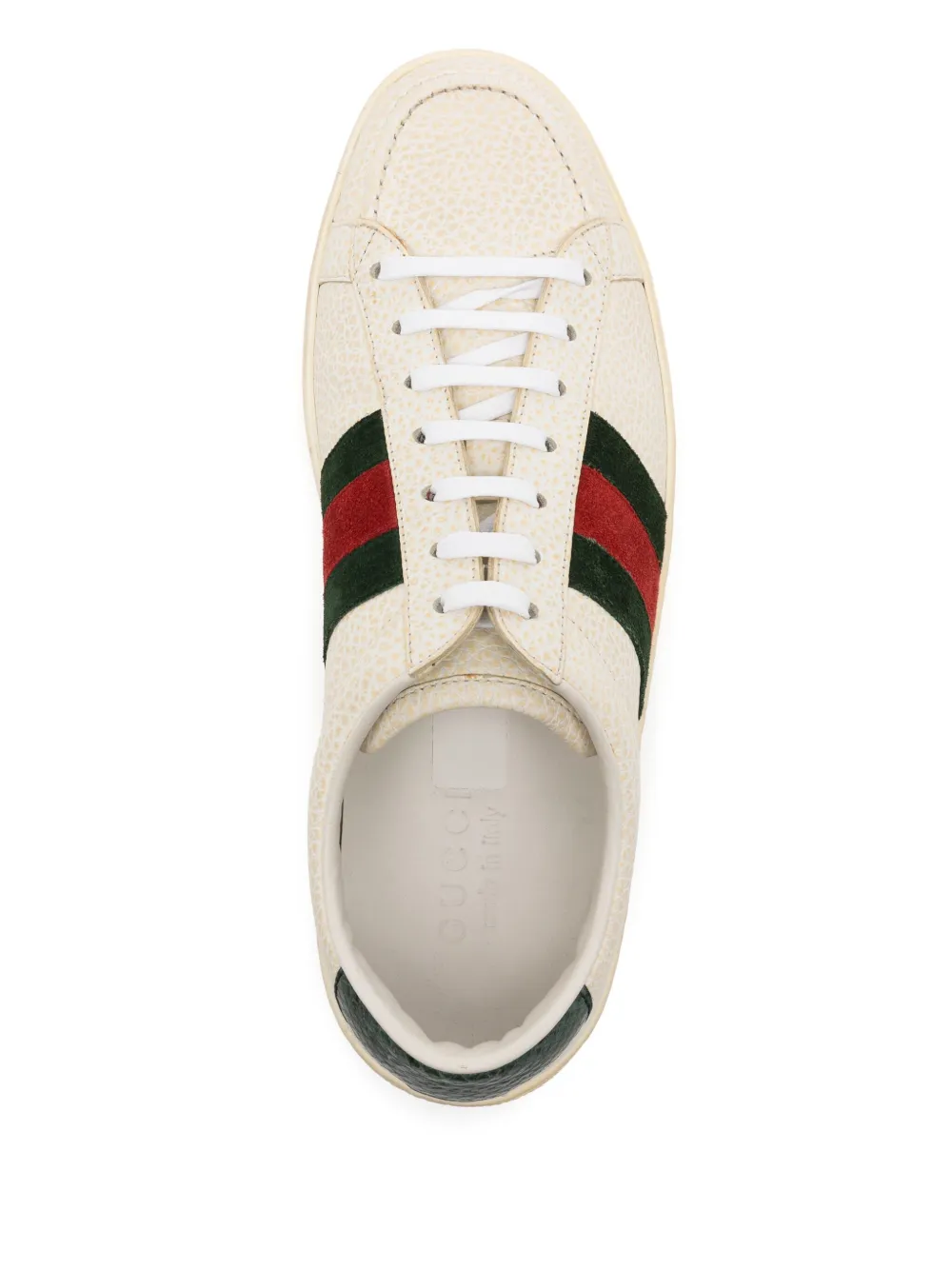 Gucci Gestreepte sneakers Beige