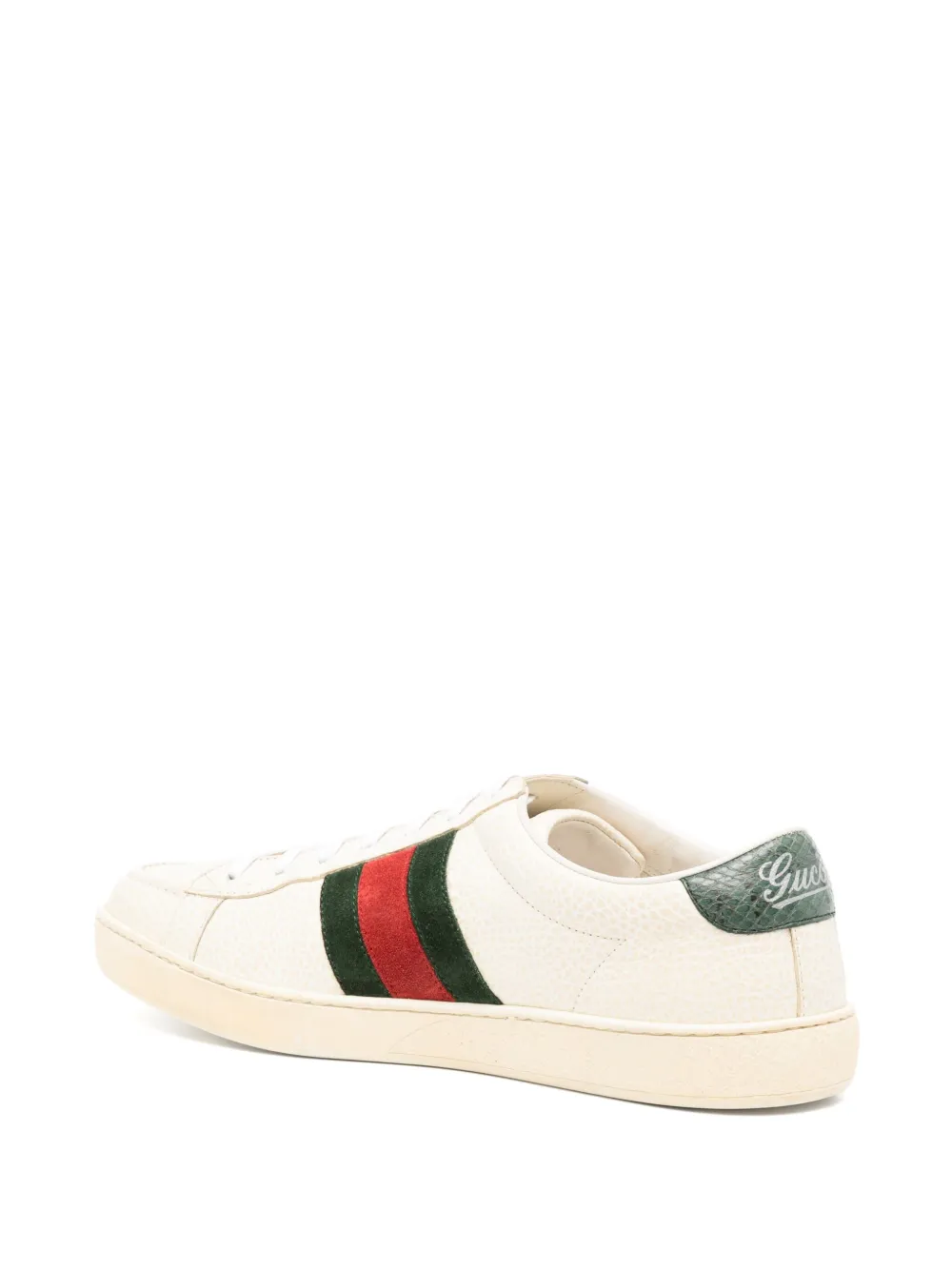 Gucci Gestreepte sneakers Beige