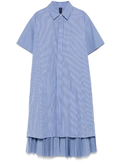 sacai striped mini dress