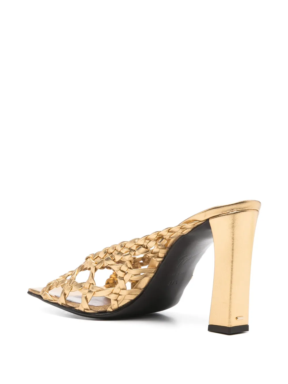 Giuseppe Zanotti 90mm Gz Mya mules Gold