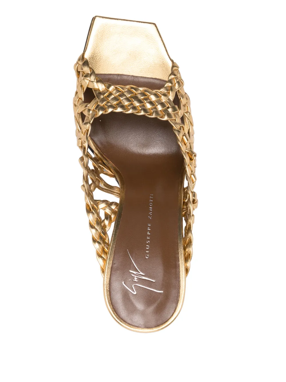 Giuseppe Zanotti 90mm Gz Mya mules Gold