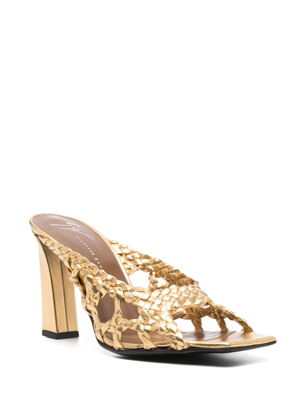 Giuseppe Zanotti 90mm Gz Mya mules Gold