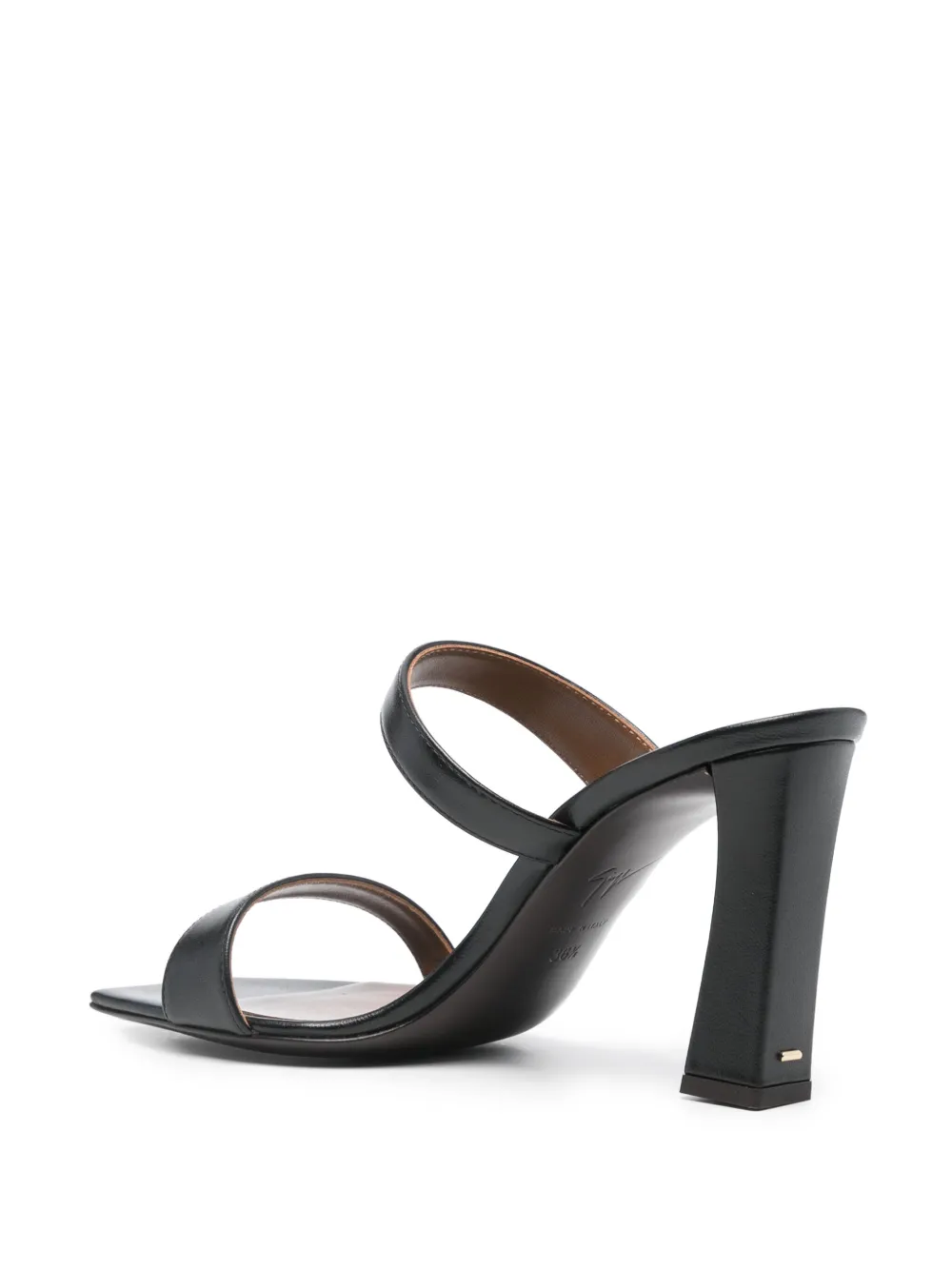 Giuseppe Zanotti 90mm Flaminia mules Black