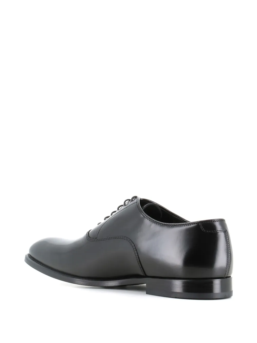 Doucal's leather Oxford shoes Black