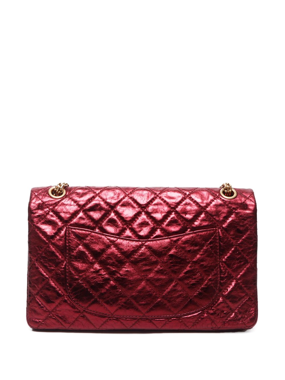 CHANEL Pre-Owned 2008-2009s Metallic 2.55 shoulder bag - Rood