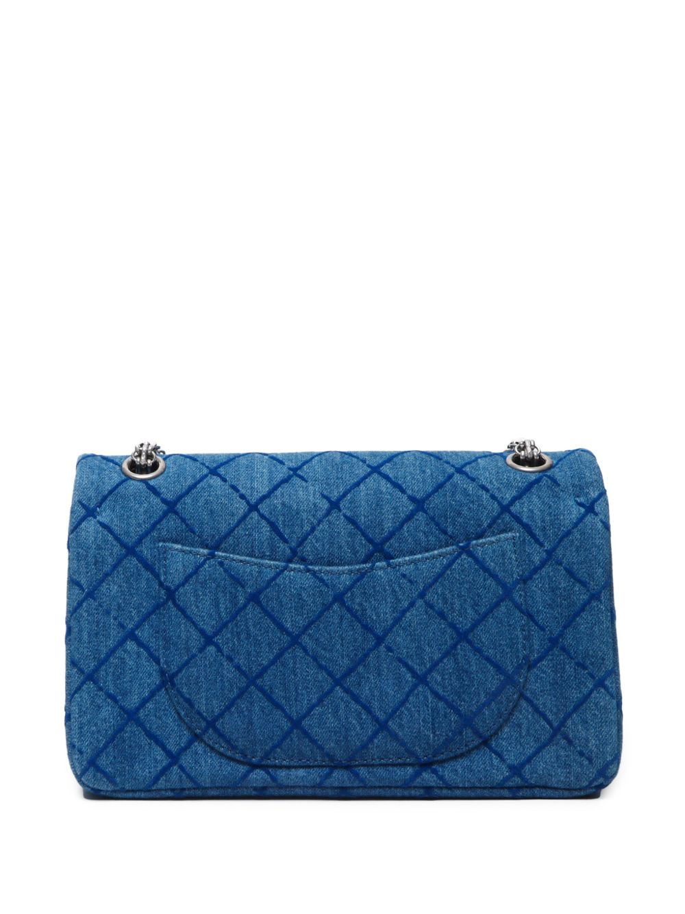 CHANEL Pre-Owned 2017 Double Flap schoudertas - Blauw