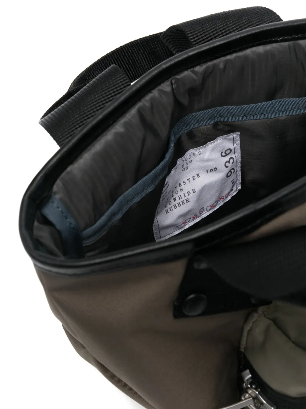 sacai Kleine Pocket shopper Groen