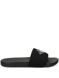 Calvin Klein Jeans logo-print slides - Black
