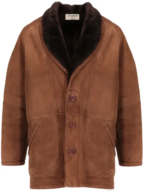 A.N.G.E.L.O. Vintage Cult Cappotto Pre-owned in pelle di pecora anni '80
