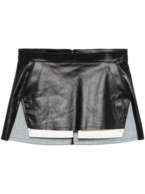 Rick Owens falda corta Fog Cutoff