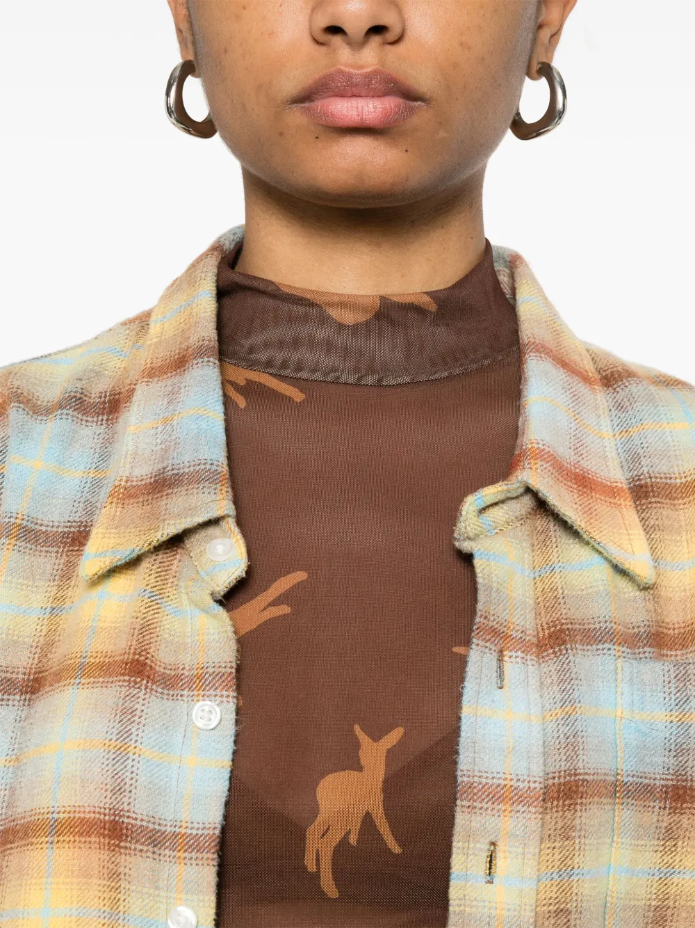 Vivienne Westwood T-shirt met print Bruin