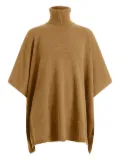 LINNEA LUND Angela turtleneck poncho - Brown