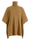 LINNEA LUND Angela turtleneck poncho - Brown