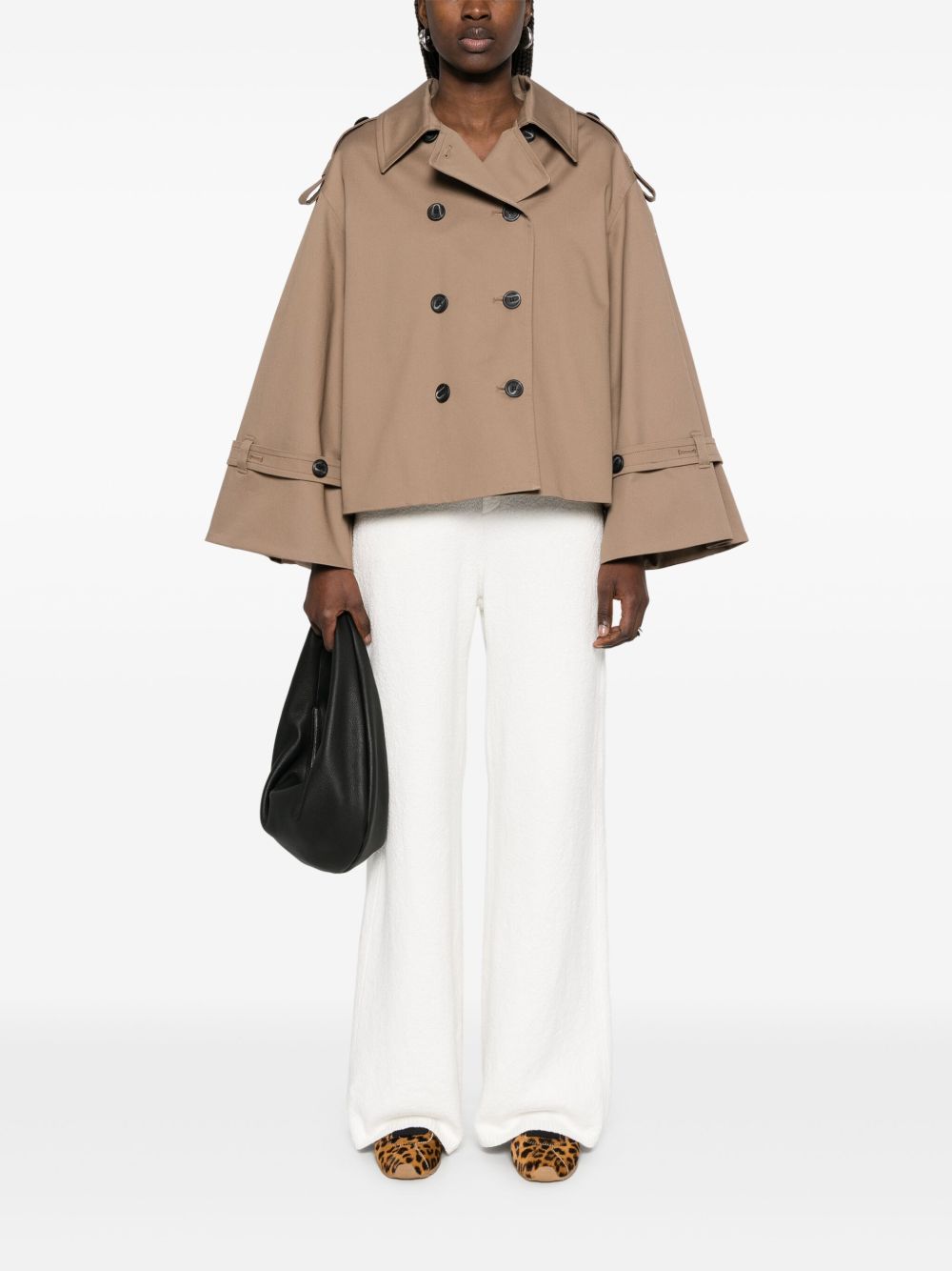 By Malene Birger double-breasted jacket - Bruin