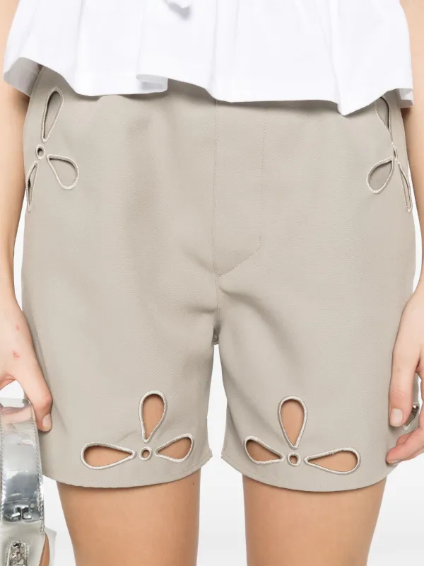 coperni カットアウトショートパンツ Coperni カットアウト ショートパンツ | ニュートラル | FARFETCH JP