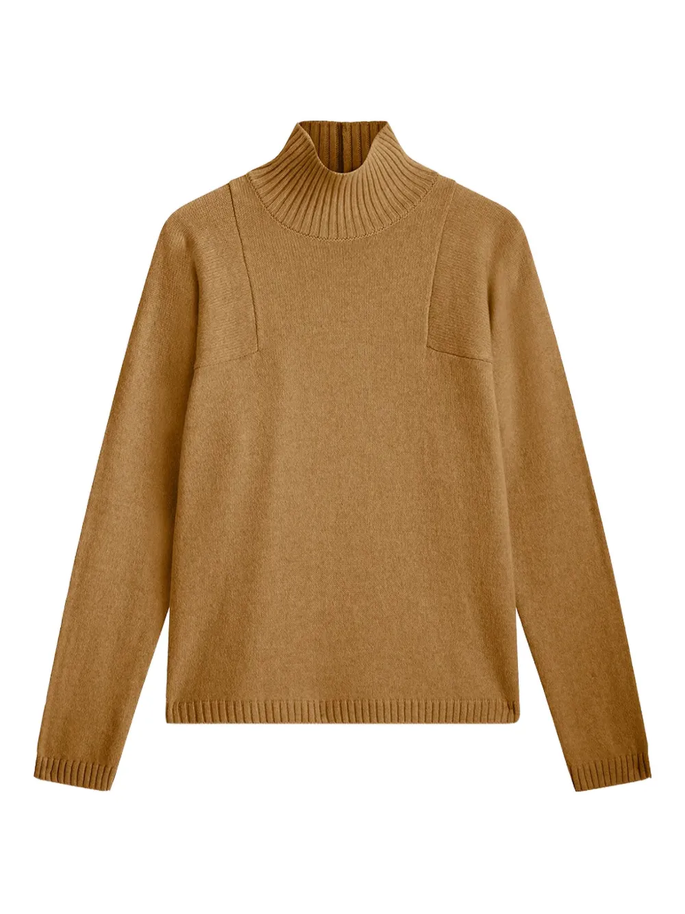 LINNEA LUND high-neck cashmere sweater | Brown | Image 1