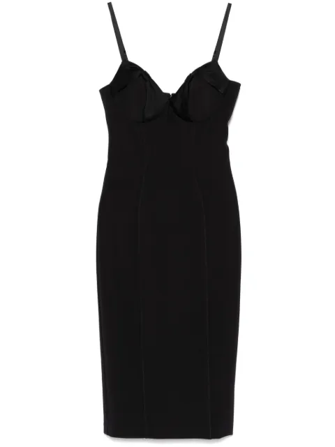 Elisabetta Franchi robe courte à nœud satiné