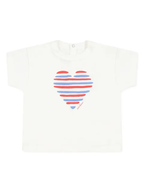 Petit Bateau Camiseta com estampa de coração