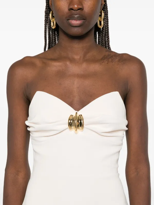 【ELISABETTA FRANCHI】リボンディテール フリル ドレス Elisabetta Franchi リボンディテール ドレス | ブラック