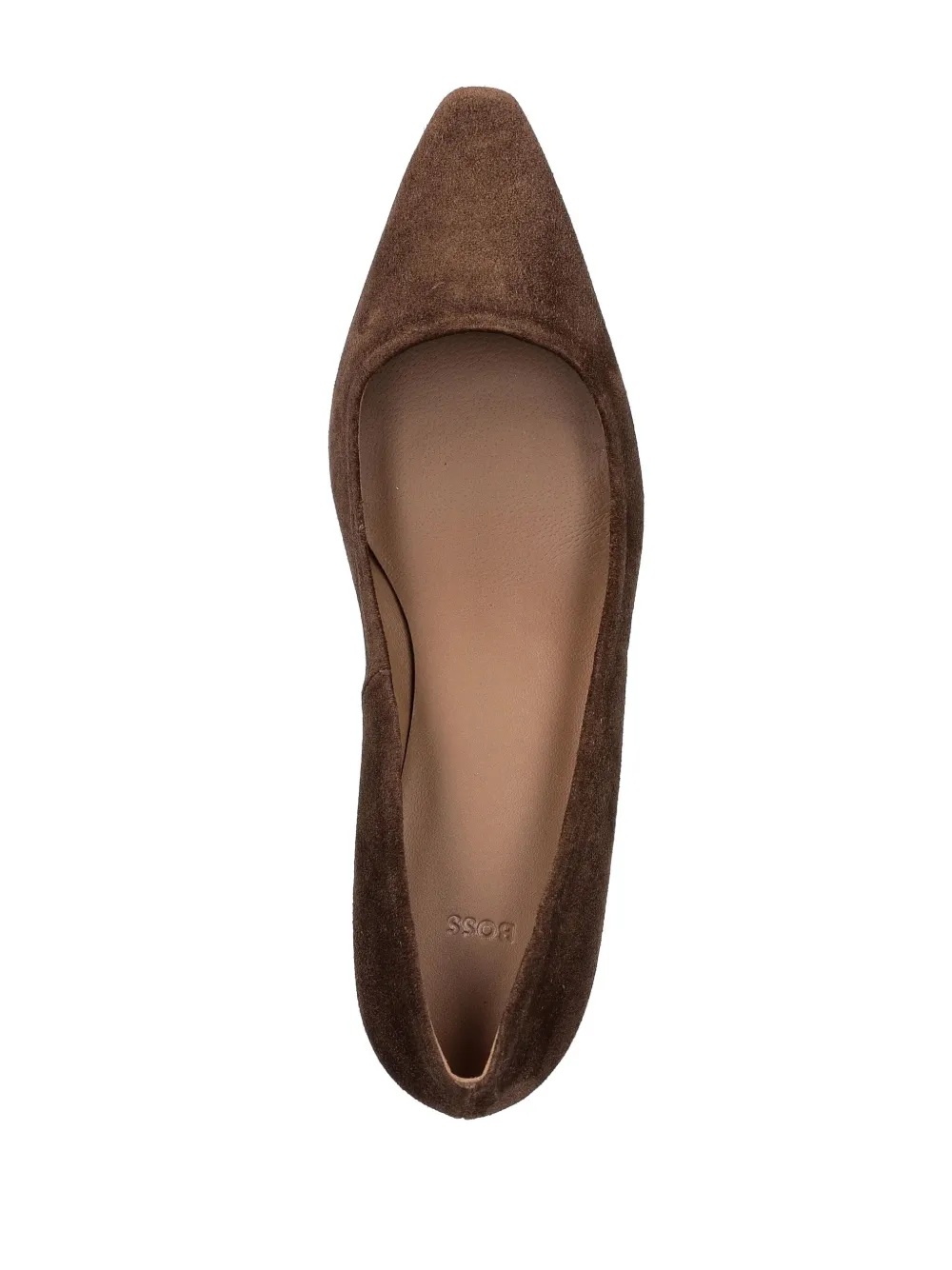 BOSS 50mm suede pumps Brown