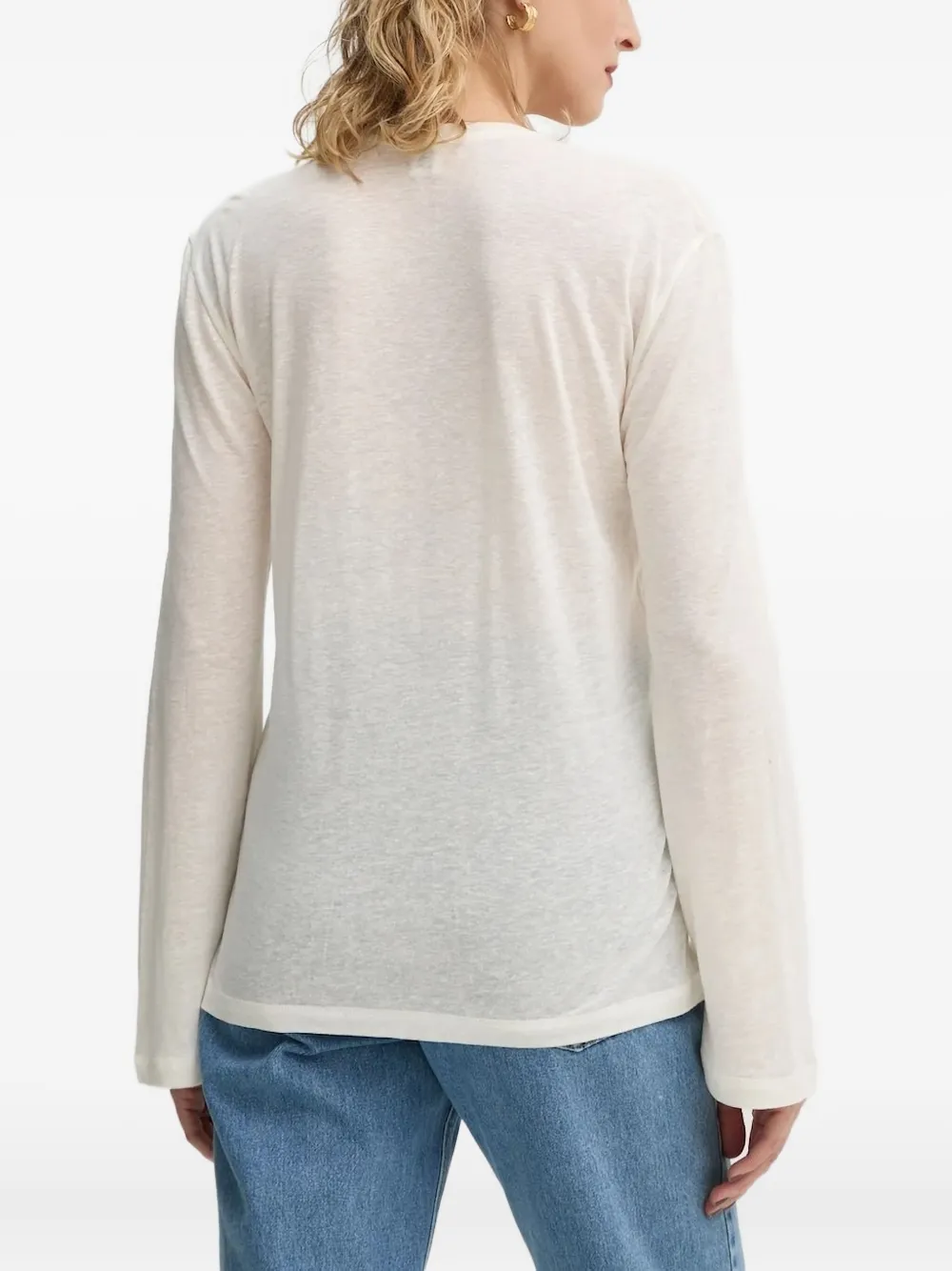 By Malene Birger Top met lange mouwen Wit