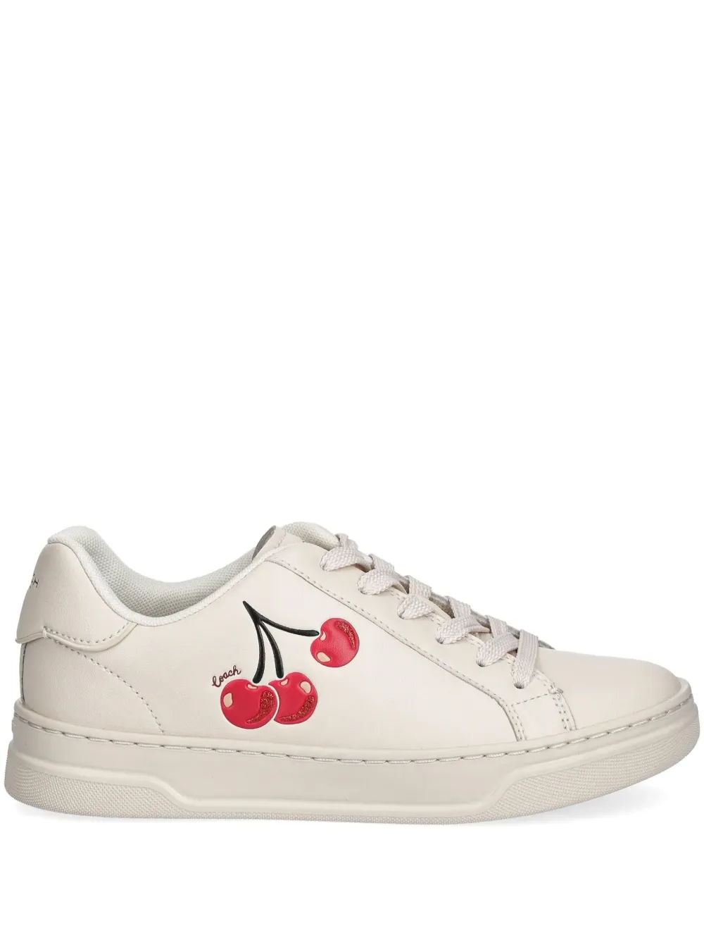 Coach cherry-print sneakers Beige