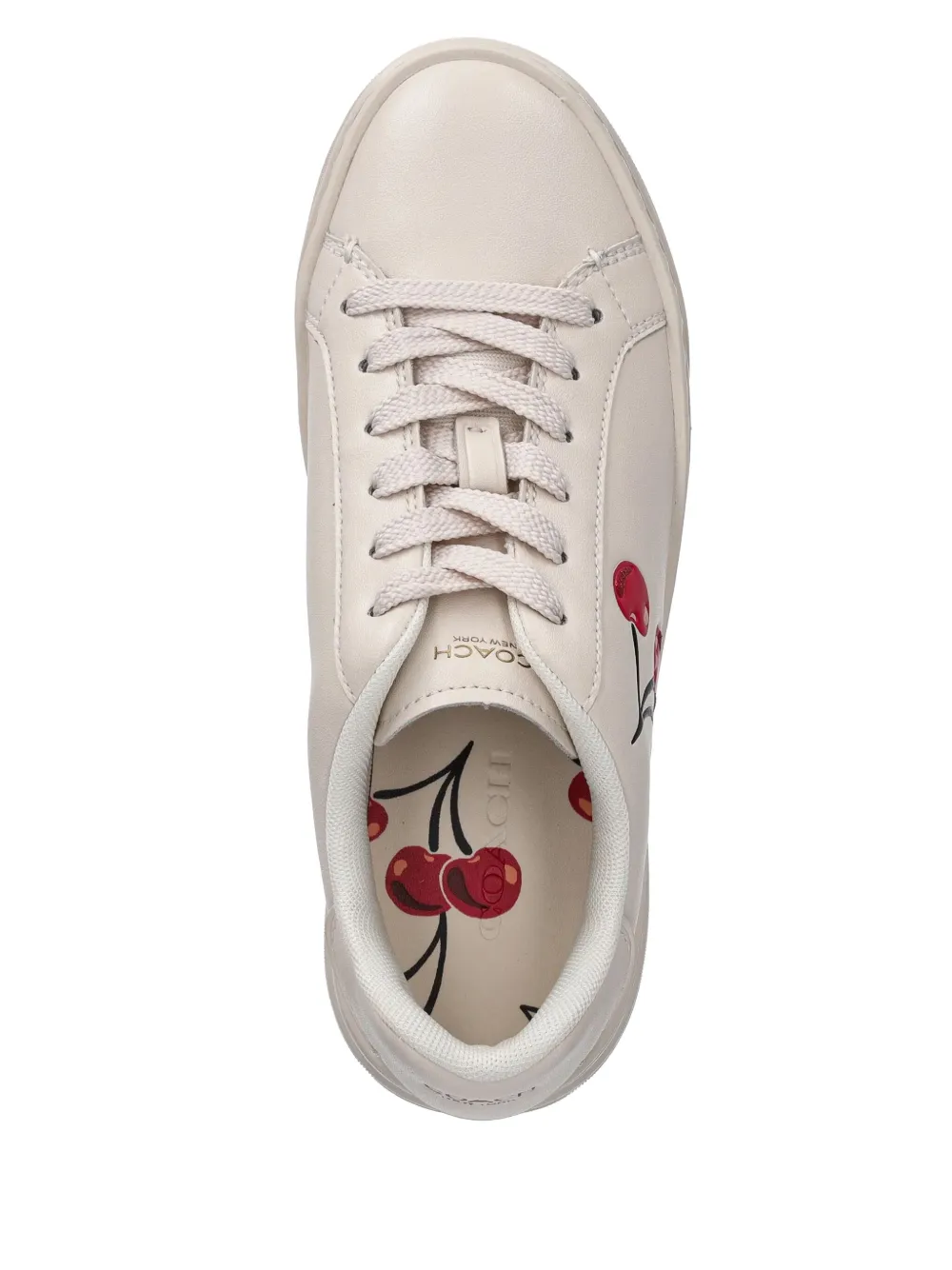 Coach cherry-print sneakers Neutrals