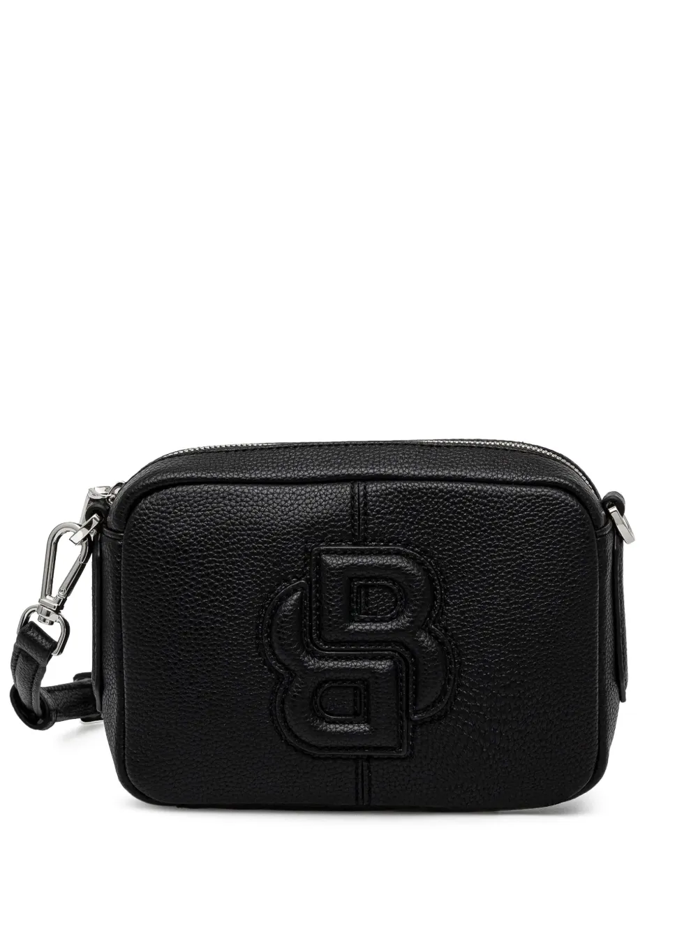 embossed-logo cross body bag