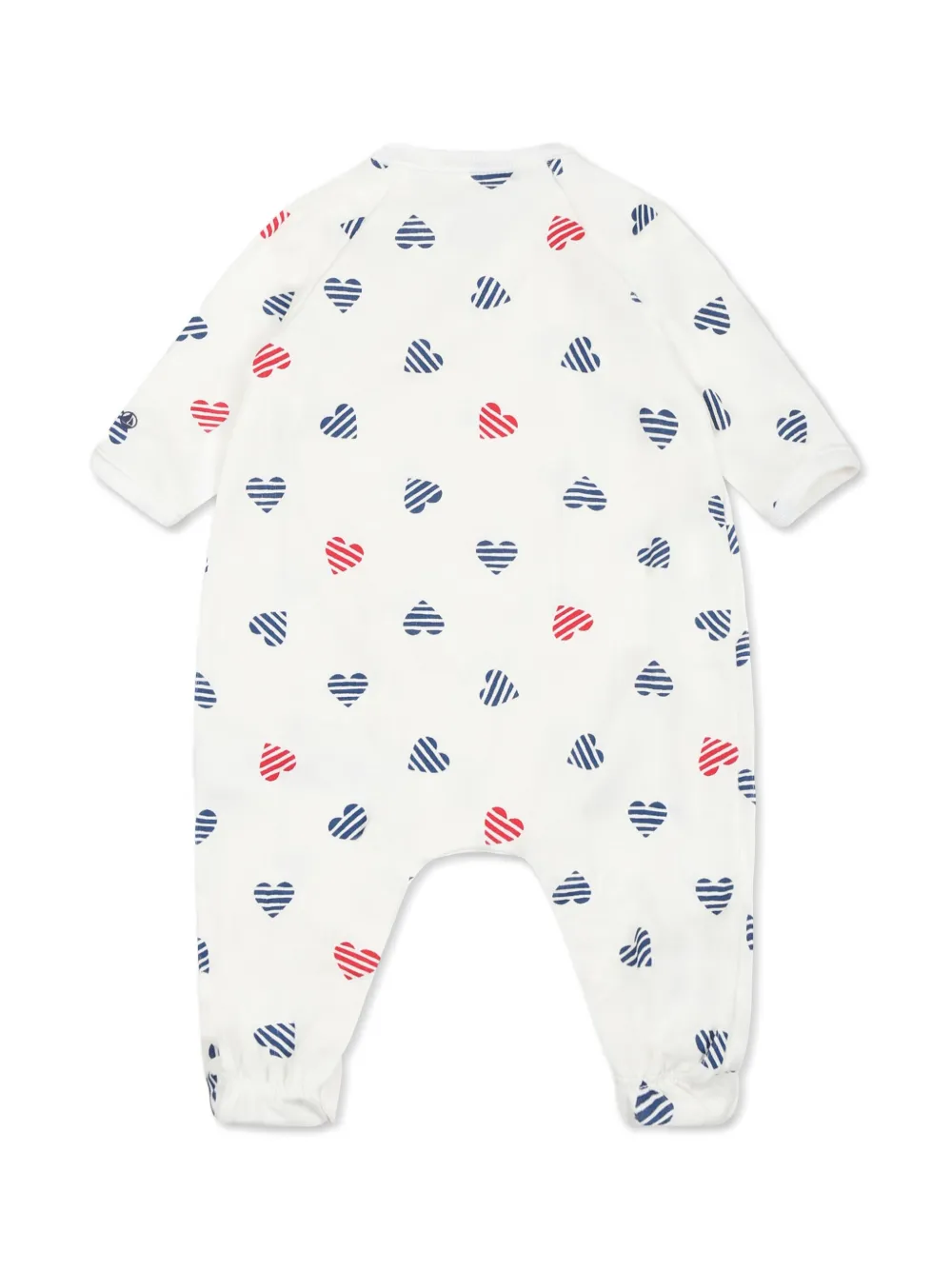 Petit Bateau Katoenen babypakje met print - Wit