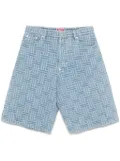 Kenzo weave denim shorts - Blue