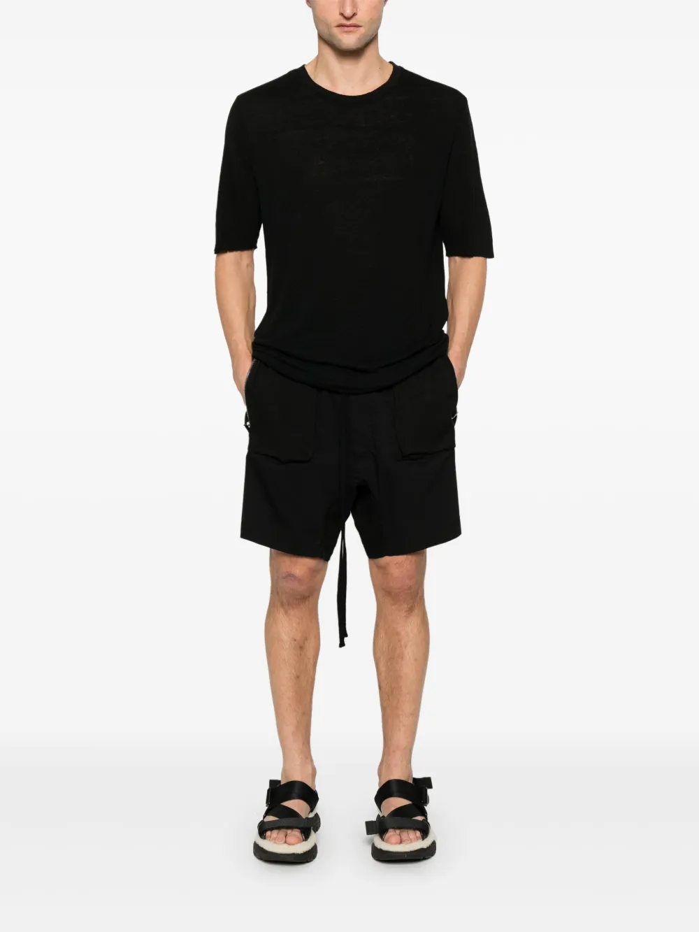 Thom Krom Bermuda shorts - Zwart
