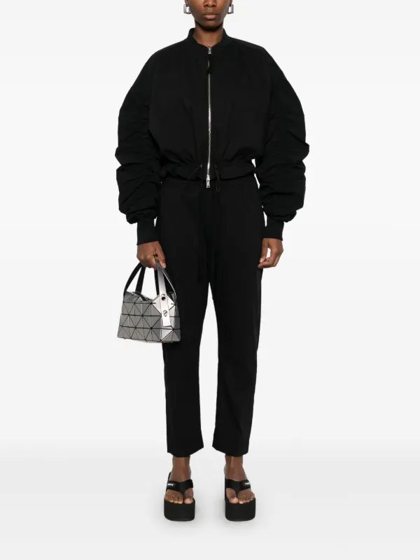 Thom Krom Ruched Bomber Jacket | Black | FARFETCH