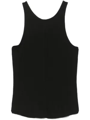 MM6 Maison Margiela strap-detail Tank Top | Black | FARFETCH