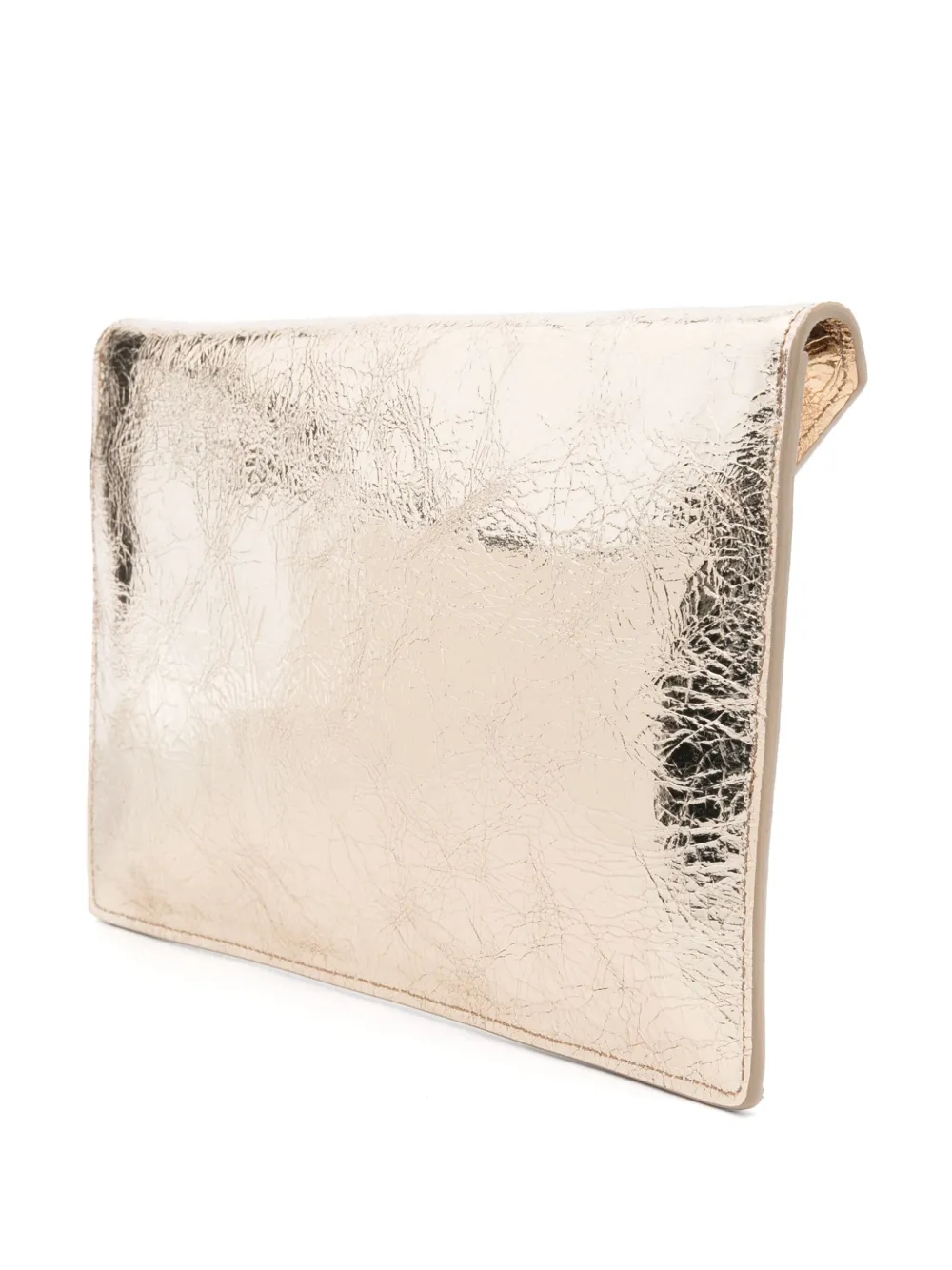 Vivienne Westwood Clutch met logoplakkaat Goud