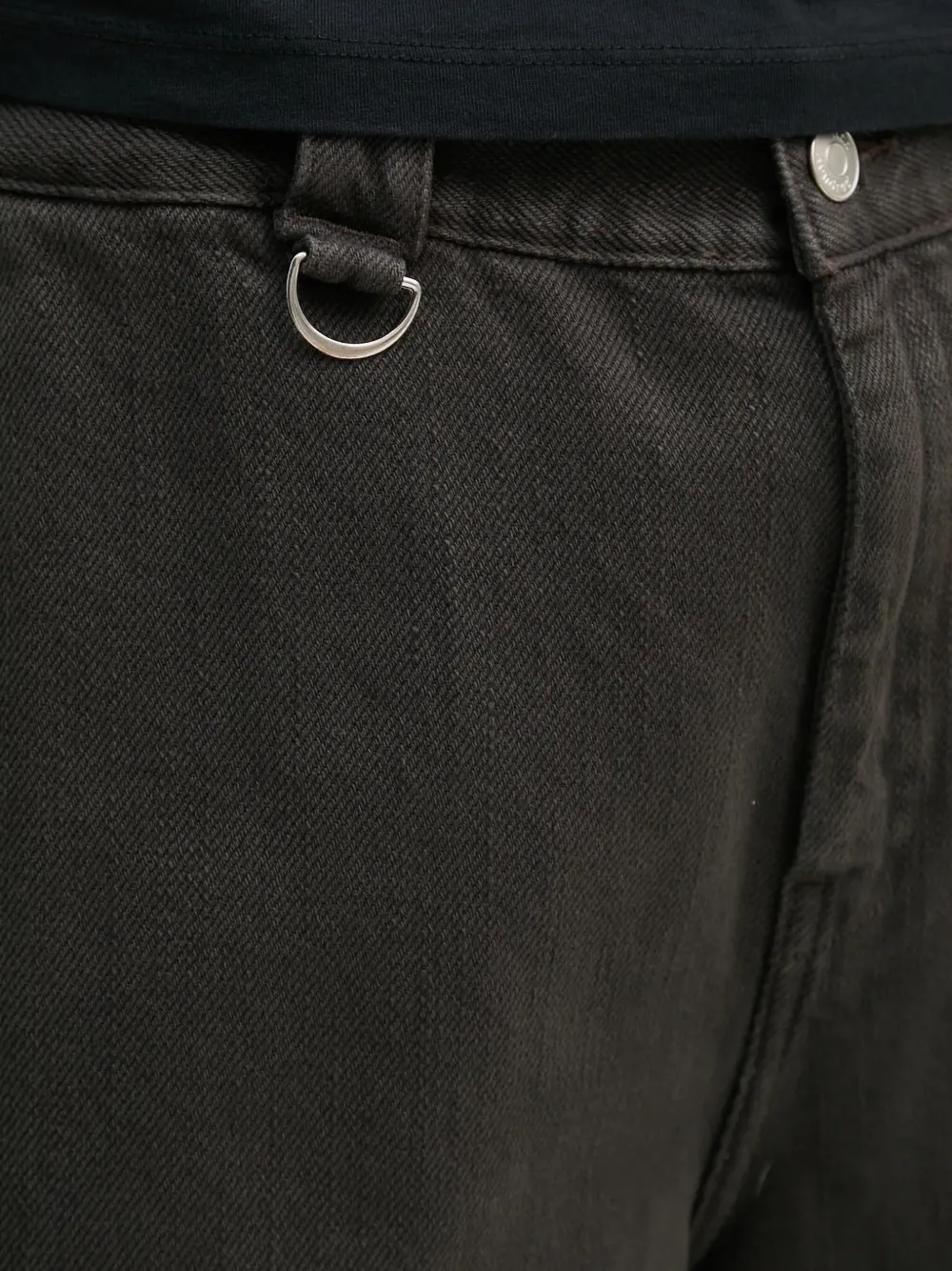 Won Hundred D-ring cargo jeans Zwart