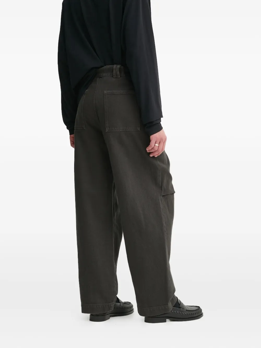 Won Hundred D-ring cargo jeans - Zwart
