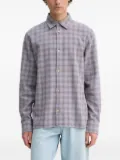 Won Hundred checked button-down shirt - Purple