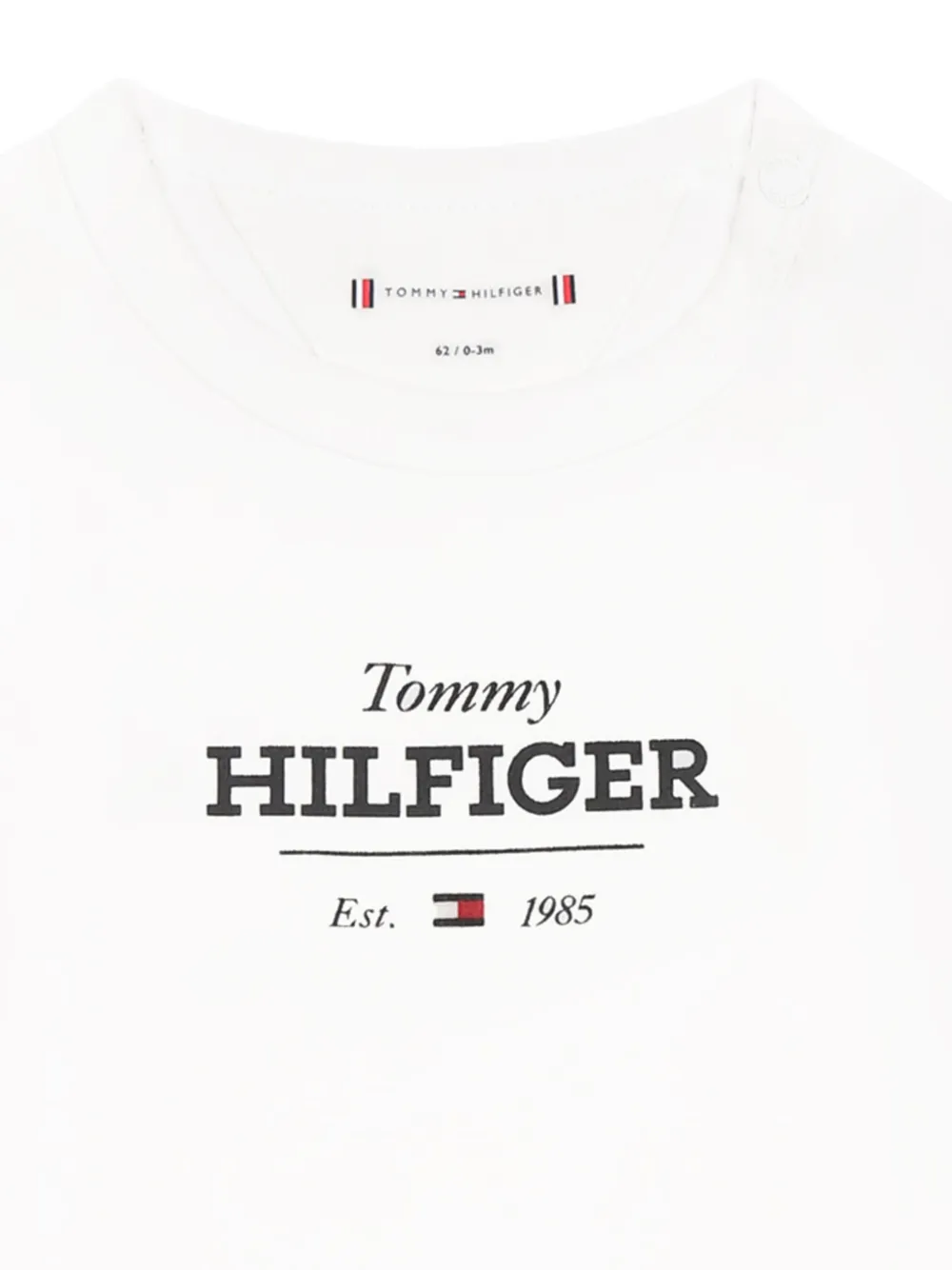 Tommy Hilfiger Junior logo-print body - Wit