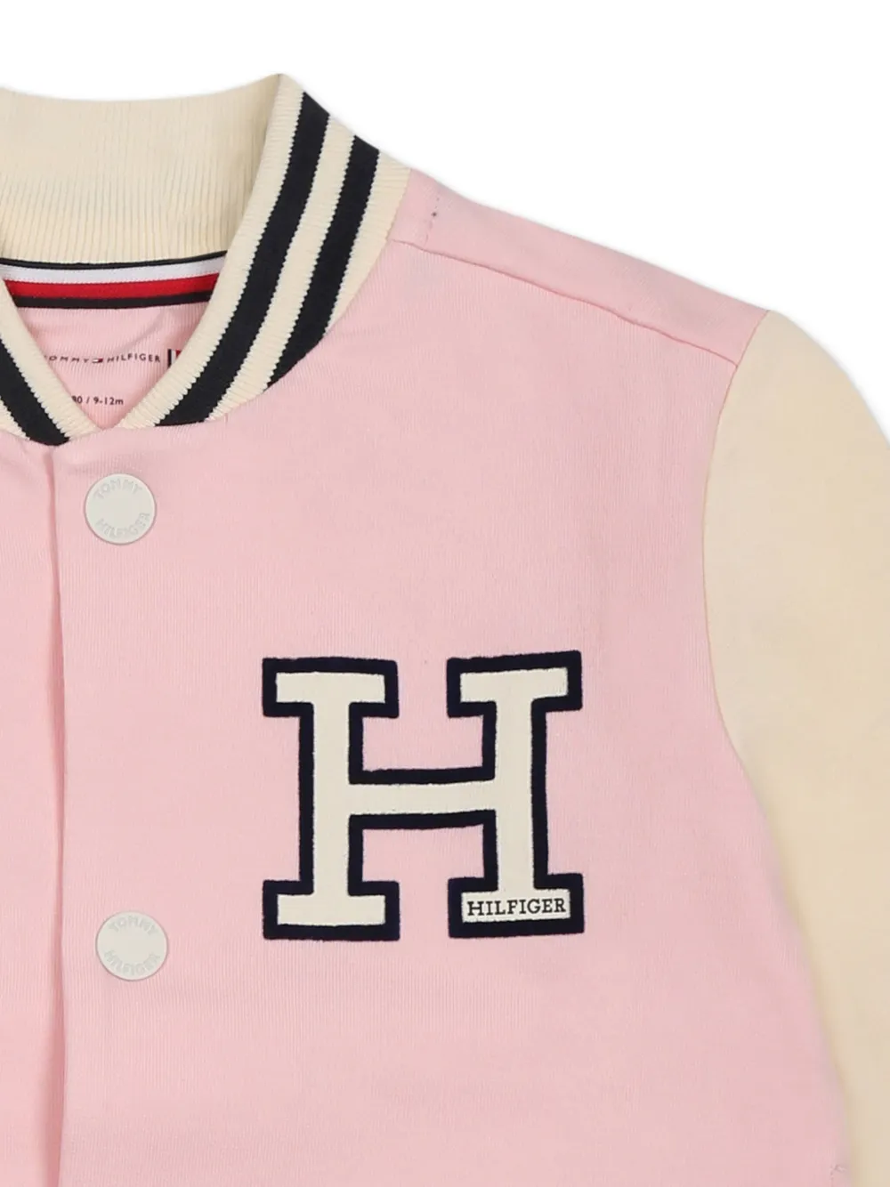 Tommy Hilfiger Junior Bomberjack met geborduurd logo Roze